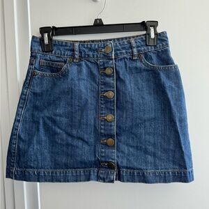 Forever 21 medium short denim skirt